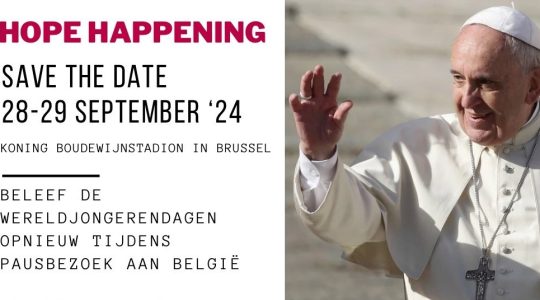Nederlandse jongeren reizen samen naar pausbezoek België